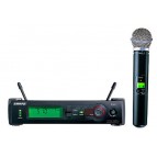 Microfon Profesional Wi-Fi Shure SLX24 BETA58A Microfoane