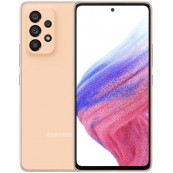 Samsung Galaxy A53 5G 128GB 6GB RAM Dual SIM Awsome Peach + folie protectie Display