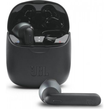 Casti bluetooth In Ear JBL TUNE225 Pure Bass Black Casti
