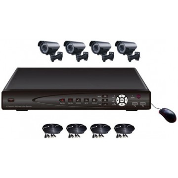 KIT supraveghere video 4 camere CCTV 6004A Sisteme de supraveghere
