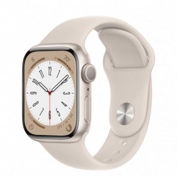 SmartWatch Apple Watch Seria 8 41mm GPS Aluminiu Starlight Ceasuri