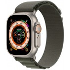Apple Watch Ultra 47mm GPS Cellular 49mm Titanium Green Alpine Ceasuri
