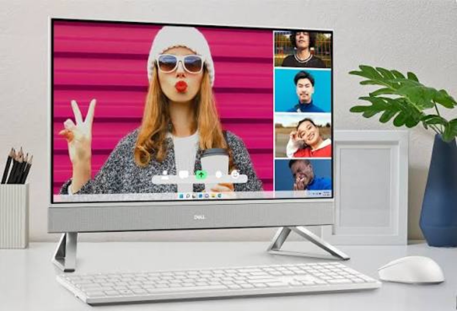 Dell Inspiron 24 5430 White intr-un decor modern de birou